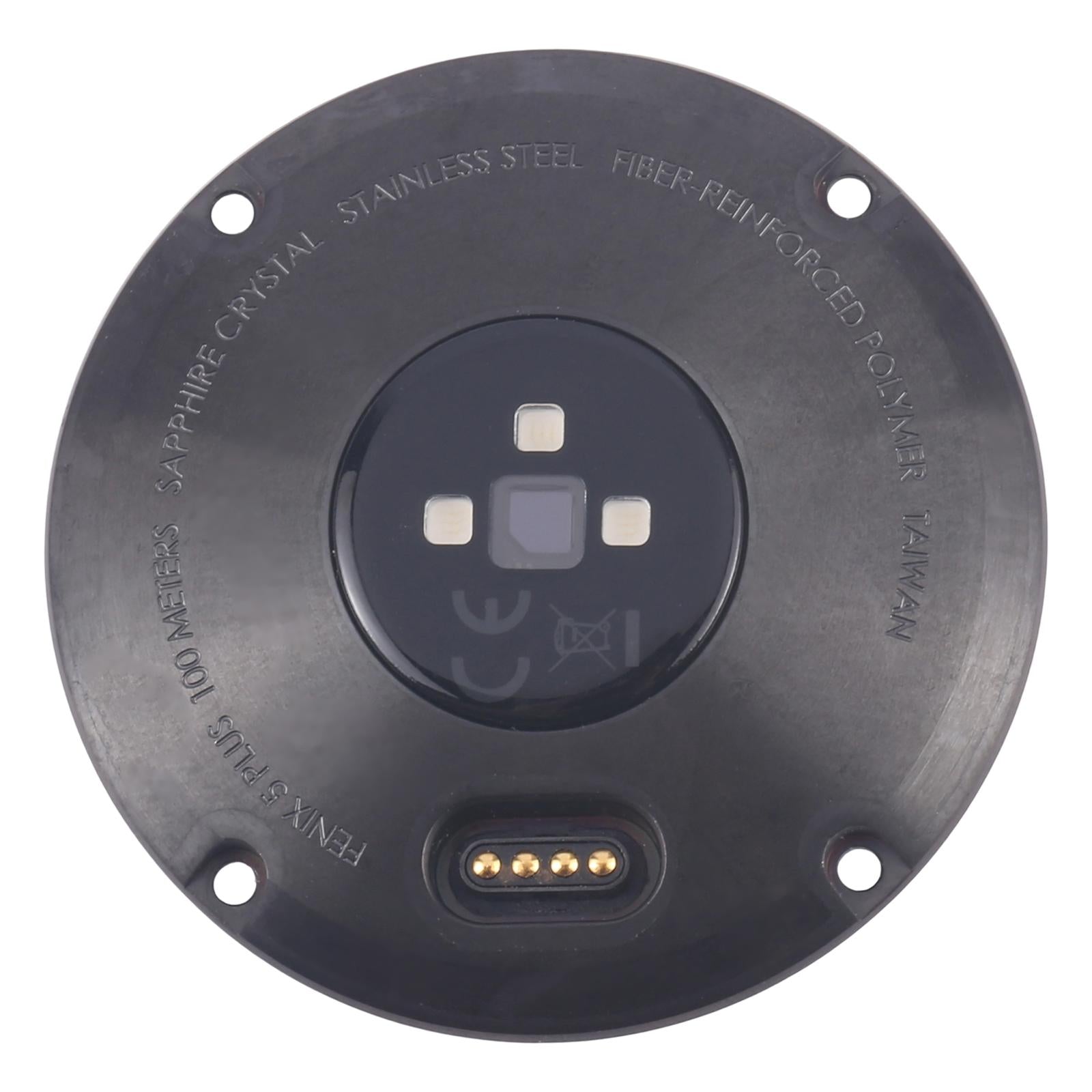 For Garmin Fenix 5 Plus Disassembled Back Cover  Black