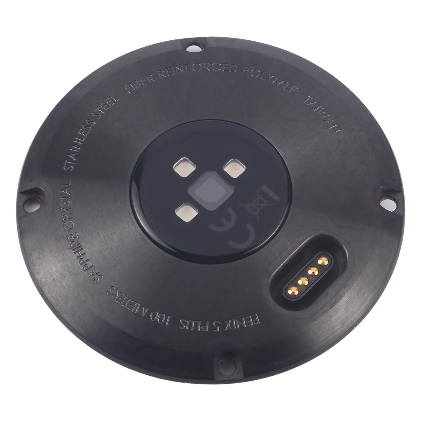 For Garmin Fenix 5 Plus Disassembled Back Cover  Black