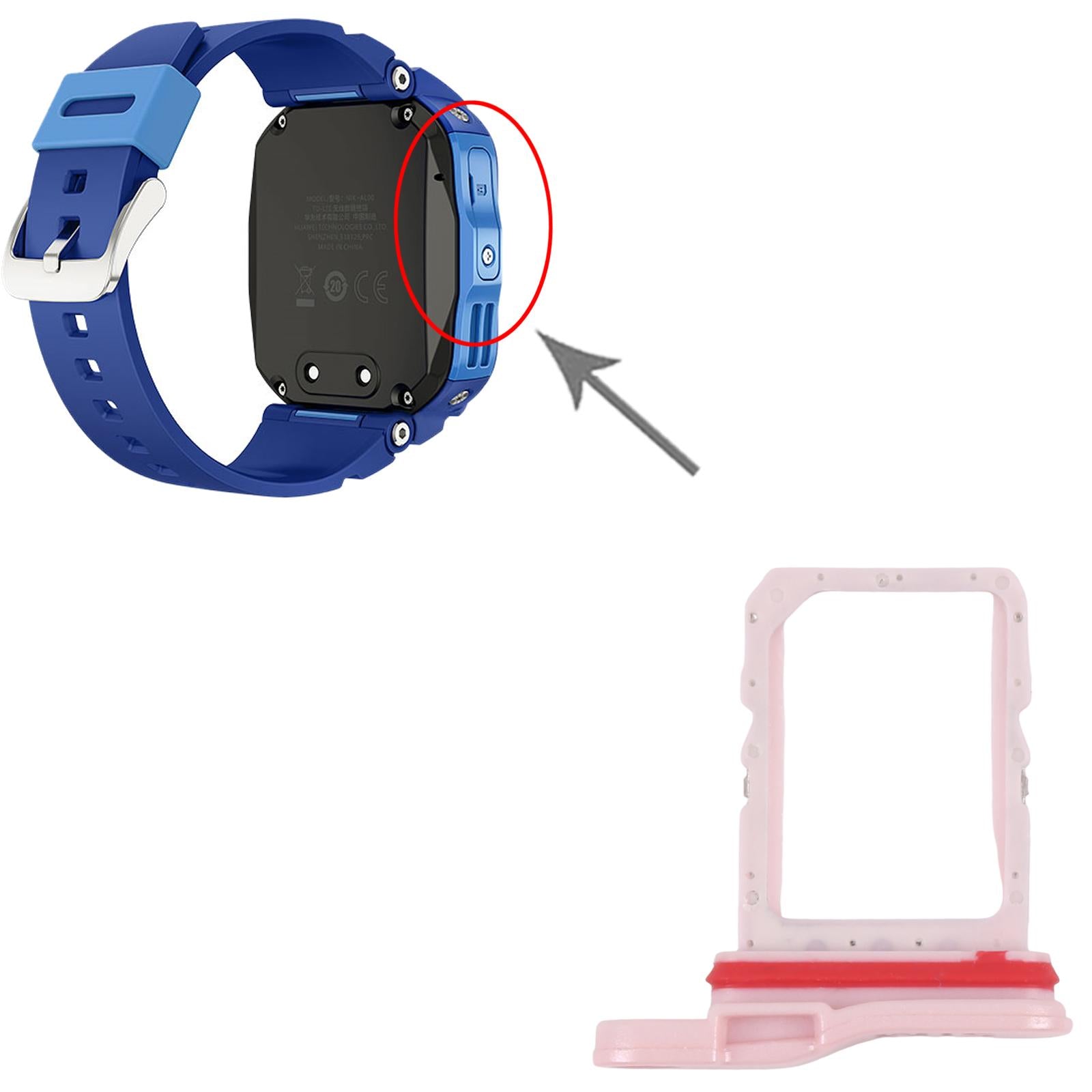 For Huawei Watch Kids 4 Pro ﻿SIM Card Tray  Pink